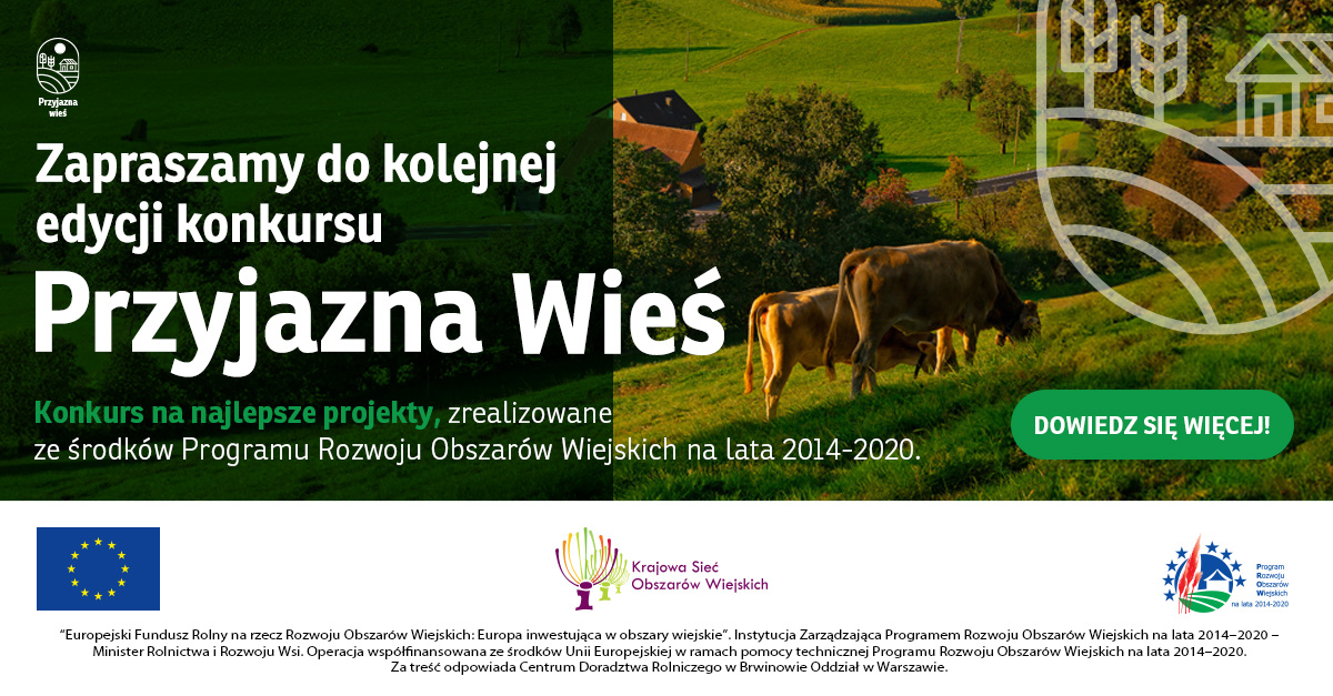 Baner informacyjny - konkurs Przyjazna Wieś