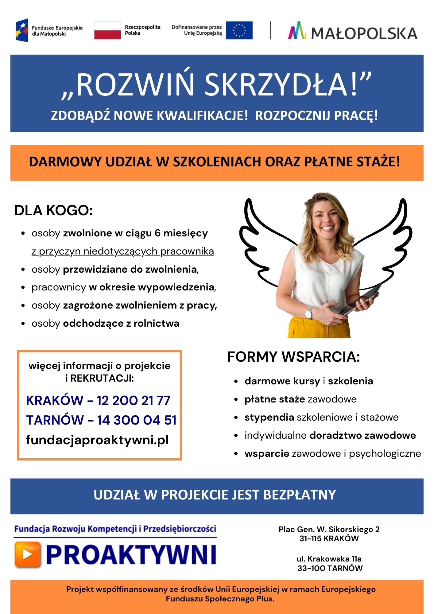 Plakat rozwiń skrzydała